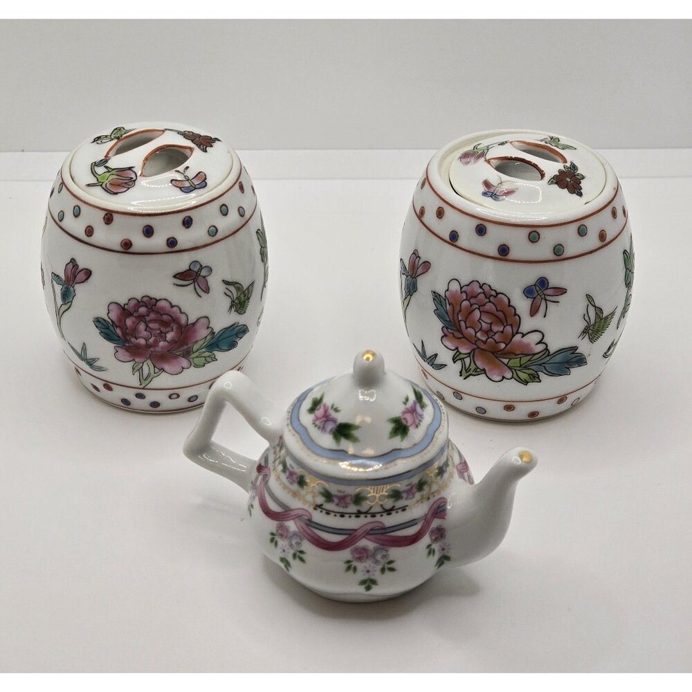Miniature Tea Kettle and Cream set